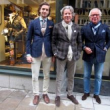 Three generations of stylish men. Photo: blog.trashness.com/checks-checks-checks-men-jackets-lookbook-fashion-italian.jpeg
