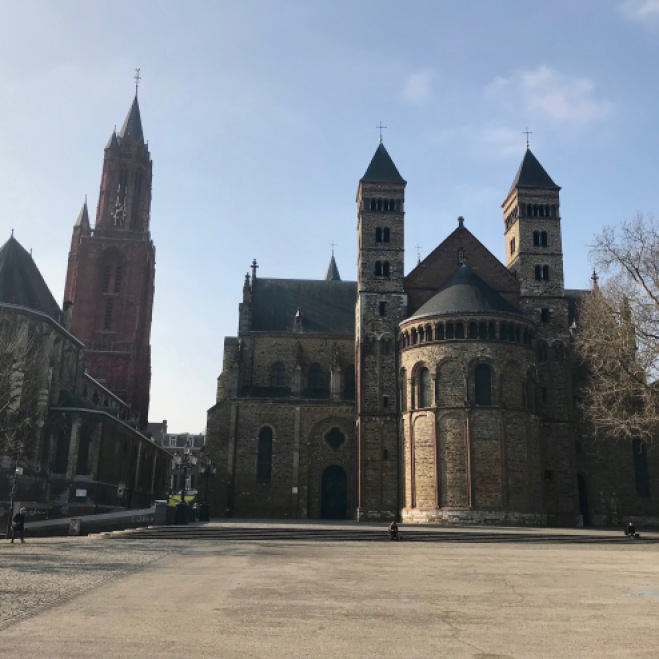 Basilica of St. Servatius on Het Vrijthof. Maastricht