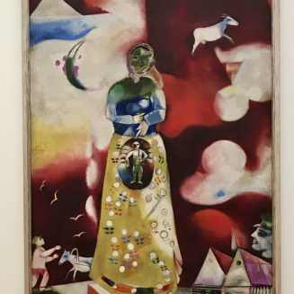 La femme enceinte (Maternité). Marc Chagall. 1913.